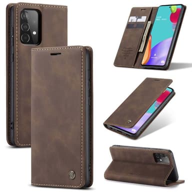 CaseMe Smart FlipCase Samsung Galaxy A72  - Coffee