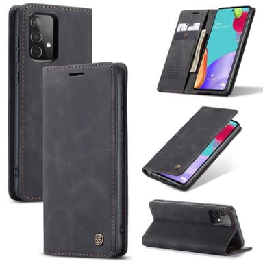 CaseMe Smart FlipCase Samsung Galaxy A72  - Svart