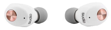 Sudio NIVÅ helt trådlösa in-ear hörlurar (vit)