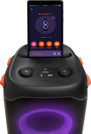 JBL PartyBox 110 portabel högtalare (svart)