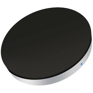 Zens Qi trådlös laddplatta (svart/silver)