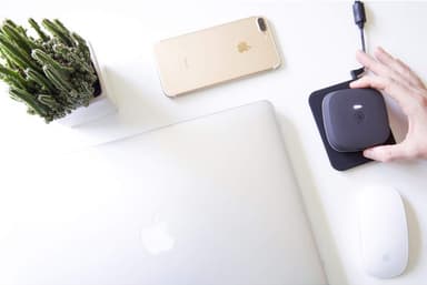 Zens Qi 5200mAh portabel powerbank (svart)