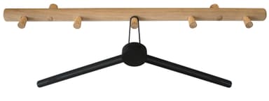Smart knaggrekke i eik - 5 knagger