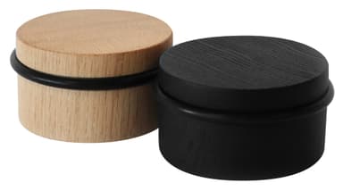 Dørstopper Ø76 mm - svart eik