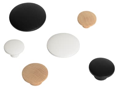 Treknopp Ø45 - hvit