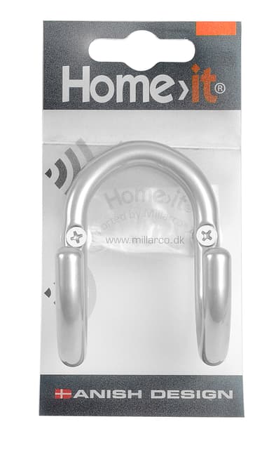 Frakkekrok dobbel A3 - satin