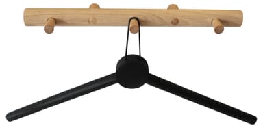 Smart knaggrekke i eik - 3 knagger
