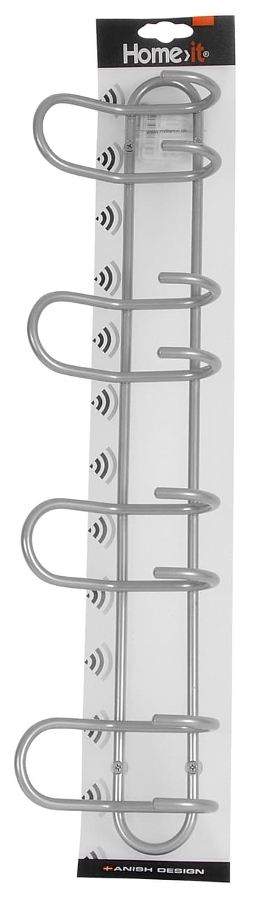 Knaggrekke P4 4 knagger - satin