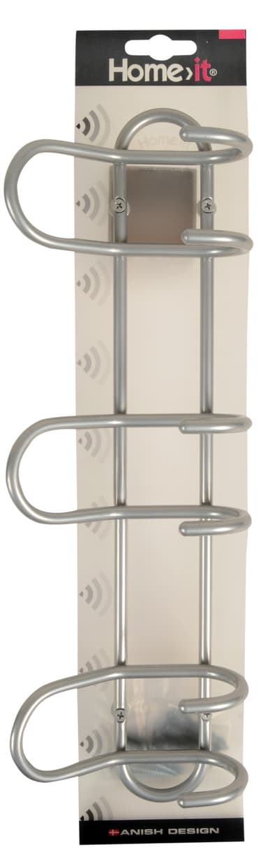 Knaggrekke P3 3 knagger - satin