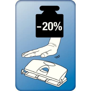 LEITZ Hålslag 5012 Grå