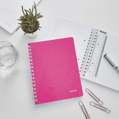 LEITZ WOW Anteckningsblock A5 Rosa