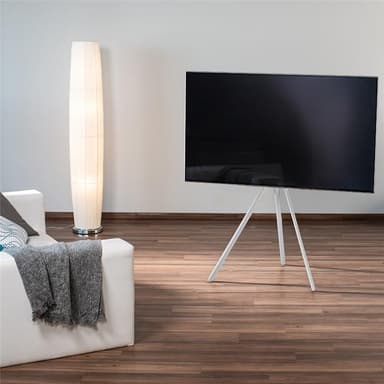 Hama Golvställ För Tv Design Vit