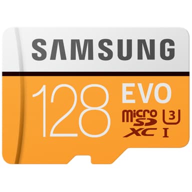 Samsung Evo Micro SDXC UHS-3 minneskort 128 GB Samsung Evo Micro SDXC UHS-3 minneskort 128 GB