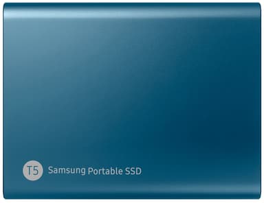 Samsung T5 portabel SSD 500 GB (blå)
