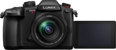 Panasonic Lumix GH5 M2 spegellös kamera med 12-60mm G Vario-objektiv