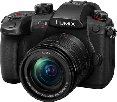 Panasonic Lumix GH5 M2 spegellös kamera med 12-60mm G Vario-objektiv