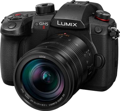 Panasonic Lumix GH5 M2 spegellös kamera med 12-60mm Leica-objektiv