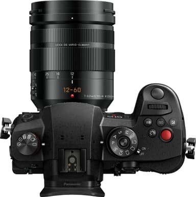 Panasonic Lumix GH5 M2 spegellös kamera med 12-60mm Leica-objektiv