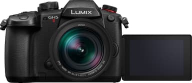 Panasonic Lumix GH5 M2 spegellös kamera med 12-60mm Leica-objektiv