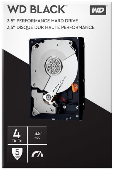 WD Black Performance 3.5" intern HDD (4 TB)