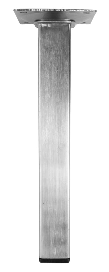 Bordbein 20 cm 24x24 mm - børstet stål