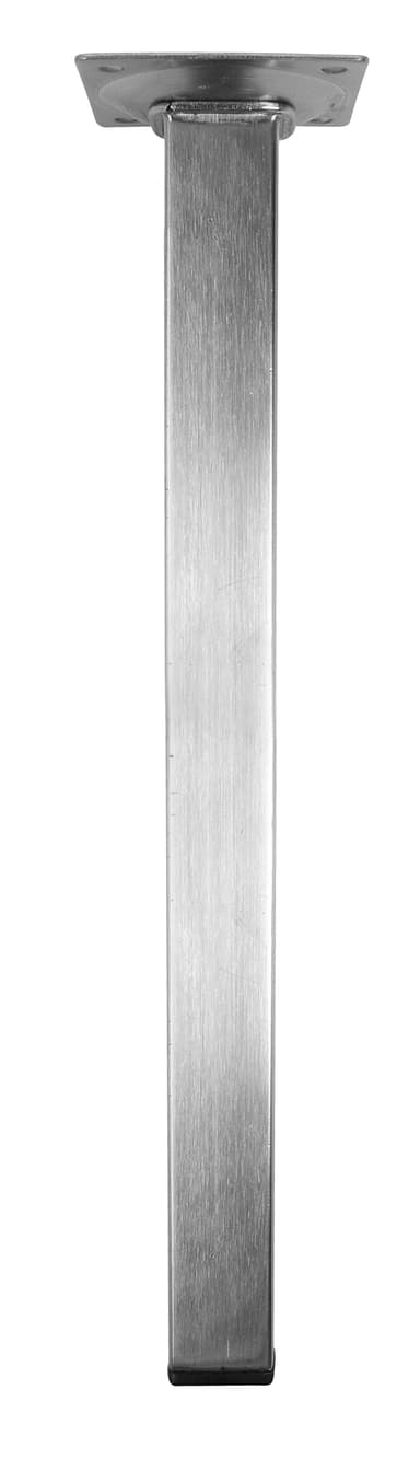 Bordbein 30 cm 24x24 mm - børstet stål