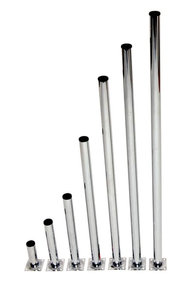 Bordbein 10 cm - dia. 30 mm - krom