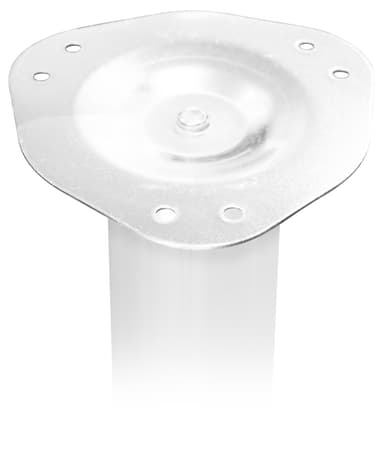 Bordbein Ø60 mm - 70 cm - hvit