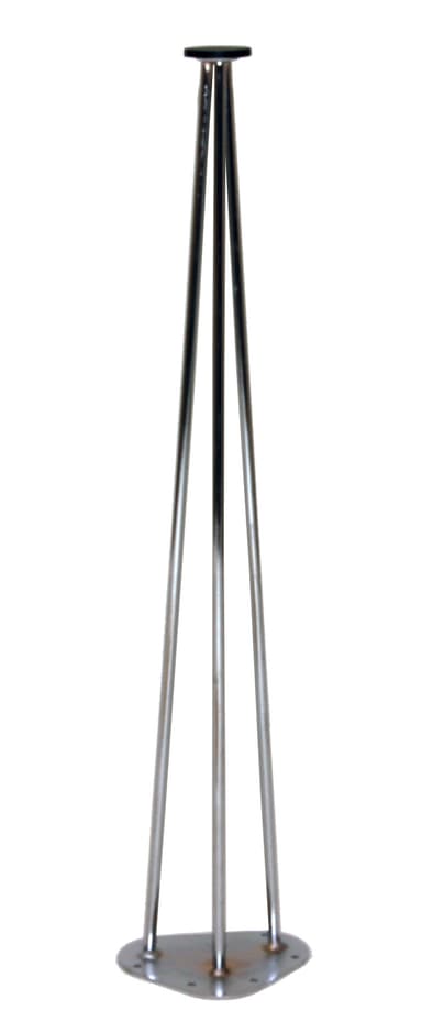 Bordbein trekant - 70 cm - Krom