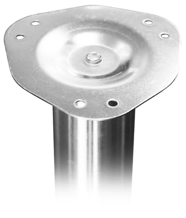 Bordbein Ø60 mm - 70 cm - krom