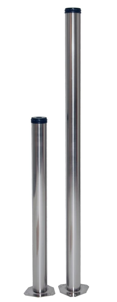 Bordbein Ø60 mm - 70 cm - børstet stål