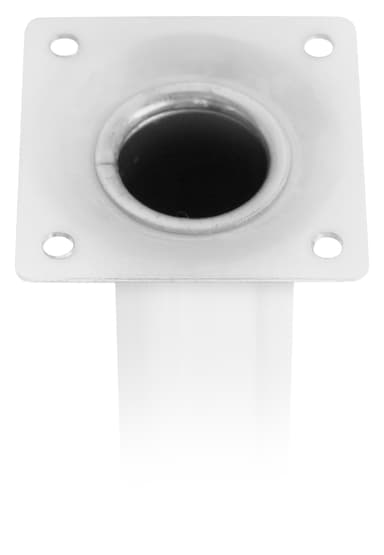 Bordbein 80 cm - dia. 30 mm - hvit