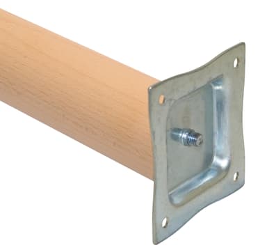 Bordben i bøk - trapes 80 cm (rett)