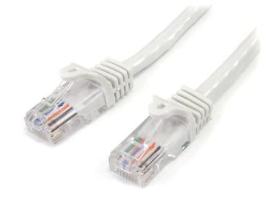 StarTech.com Cat5e patchkabel med hakfria RJ45-kontakter – 1 m, vit,