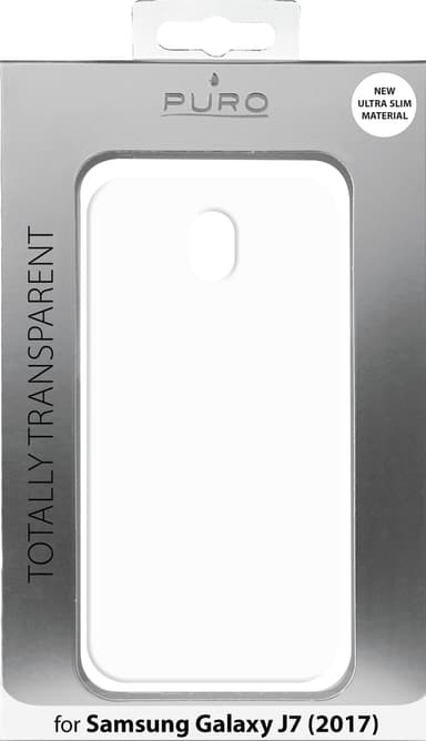 Puro 0.3 Nude Samsung Galaxy J7 fodral (transparent)