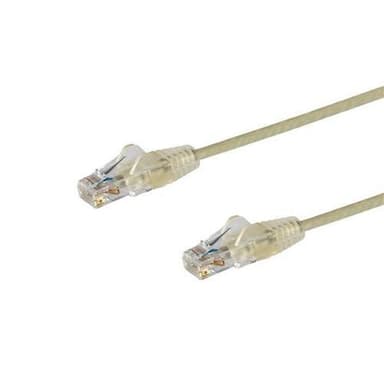 StarTech.com 2 m CAT6-kabel - Tunn - Ej hakfria RJ45-kontakter - Grå,