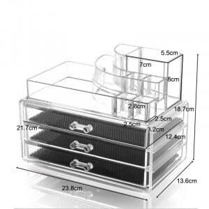 AVERY Makeup Organizer - 3 skuffer SF-1303