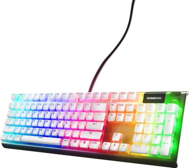 SteelSeries PrismCaps gamingknappar (vita)