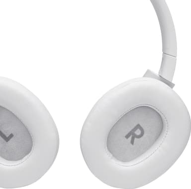 JBL Tune 710BT trådlösa around-ear hörlurar (vit)