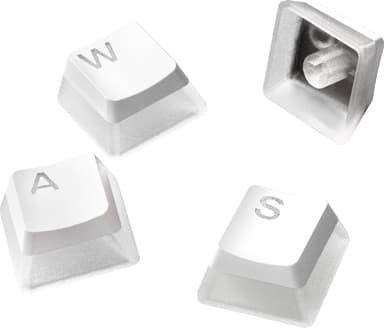SteelSeries PrismCaps gamingknappar (vita)