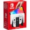 Nintendo Switch OLED gamingkonsol med vita Joy-Con-kontroller