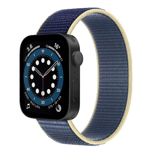 Apple Watch 7 (44mm) Nylon Armband - Artic Ocean Blue