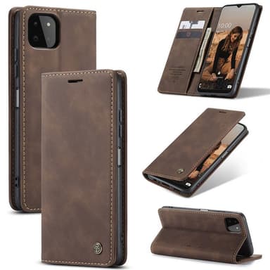 CaseMe Smart FlipCase Samsung Galaxy A22 5G  - Coffee