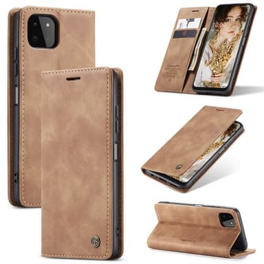 CaseMe Smart FlipCase Samsung Galaxy A22 5G  - Brun