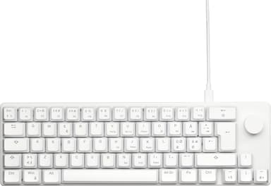JLT Loop kompakt mekaniskt gaming RGB-tangentbord (vitt)