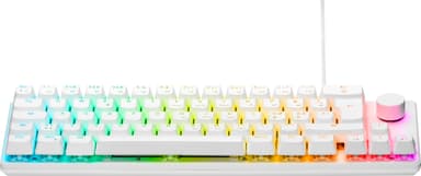 JLT Loop kompakt mekaniskt gaming RGB-tangentbord (vitt)