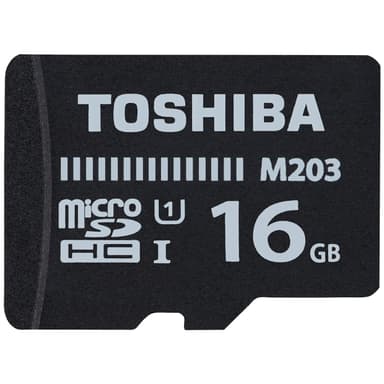 Toshiba M203 Micro SDHC kort 16 GB Toshiba M203 Micro SDHC kort 16 GB