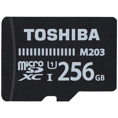 Toshiba M203 Micro SDXC kort 256 GB Toshiba M203 Micro SDXC kort 256 GB