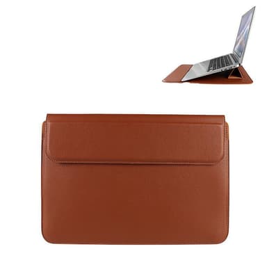 Laptopfodral med laptopstöd 14.1"-15.4", Brunt