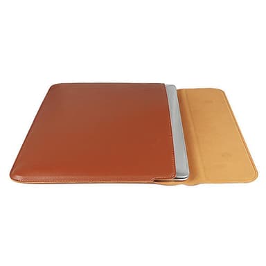 Laptopfodral med laptopstöd 14.1"-15.4", Brunt